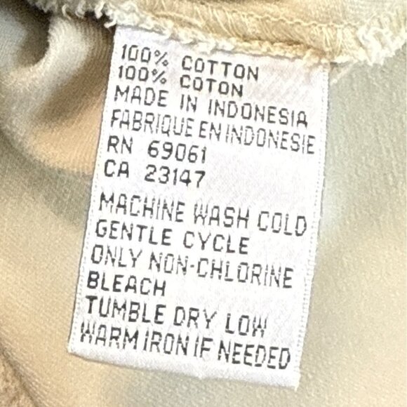 Talbots Womens Beige Button-Front A-Line Skirt Size 6 - Picture 7 of 8